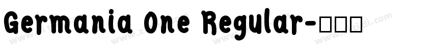 Germania 0ne Regular字体转换